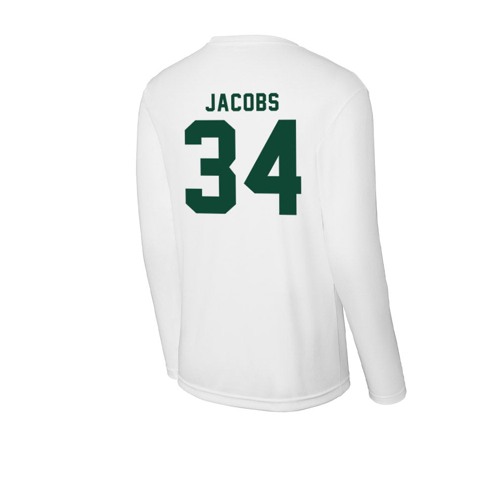 Hawaii - NCAA Men's Basketball : Akira Jacobs - Activewear Long Sleeve T-Shirt-1