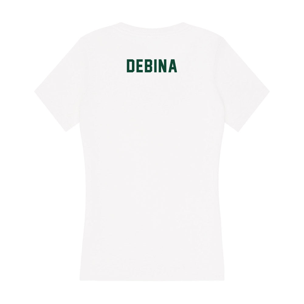 Hawaii - NCAA Football : Taye Debina - Women's V-Neck T-Shirt-1