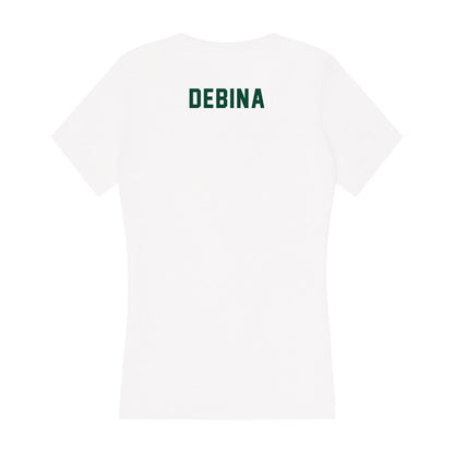 Hawaii - NCAA Football : Taye Debina - Women's V-Neck T-Shirt-1