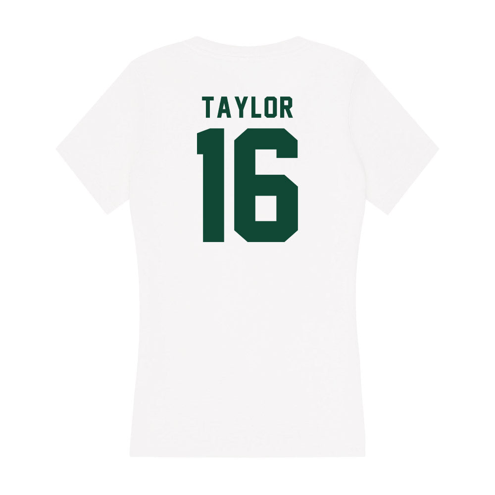 Hawaii - NCAA Football : Logan Taylor - Women's V-Neck T-Shirt-1