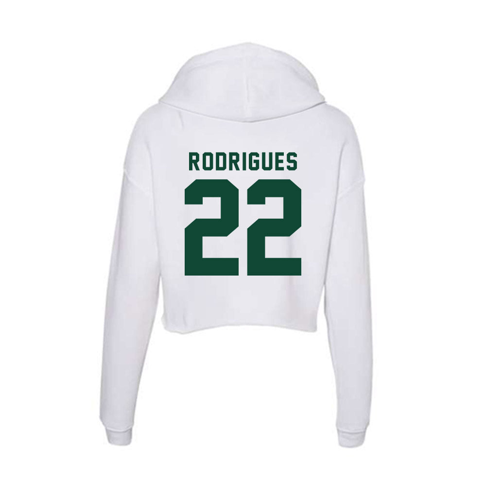 Hawaii - NCAA Football : Ezekiel Rodrigues - Women's Crop Fleece Hoodie-1