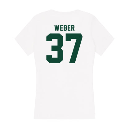 Hawaii - NCAA Football : Riis Weber - Women's V-Neck T-Shirt-1