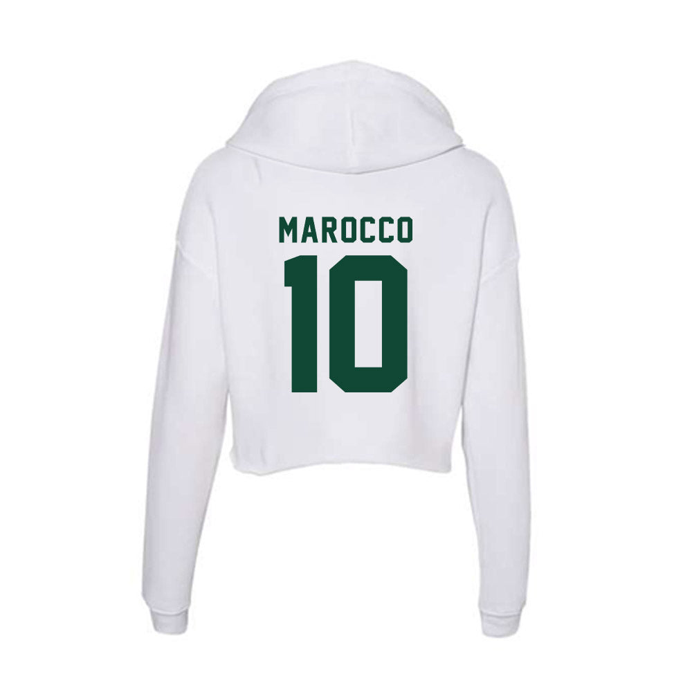 Hawaii - NCAA Beach Volleyball : Tessa Marocco - Women's Crop Fleece Hoodie-1