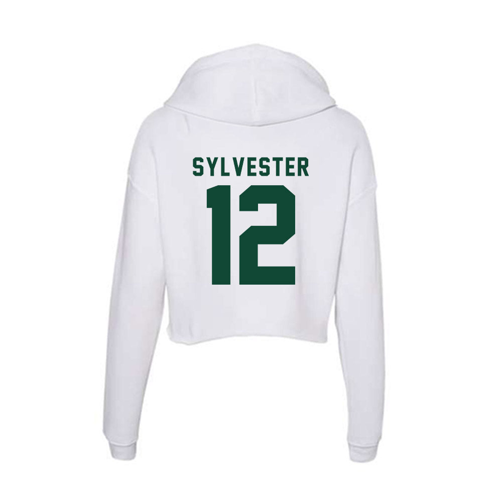 Hawaii - NCAA Women's Volleyball : Miliana Sylvester - Women's Crop Fleece Hoodie-1