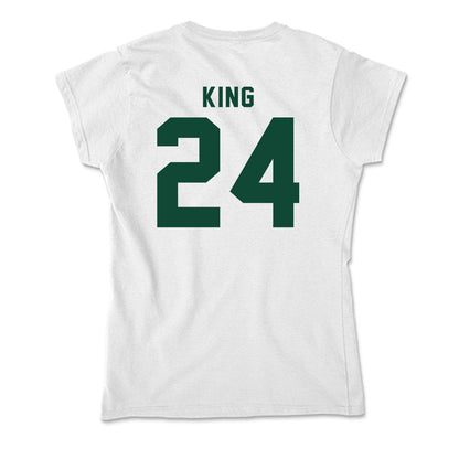 Hawaii - NCAA Football : Devyn King - Soft Style Women’s T-Shirt-1