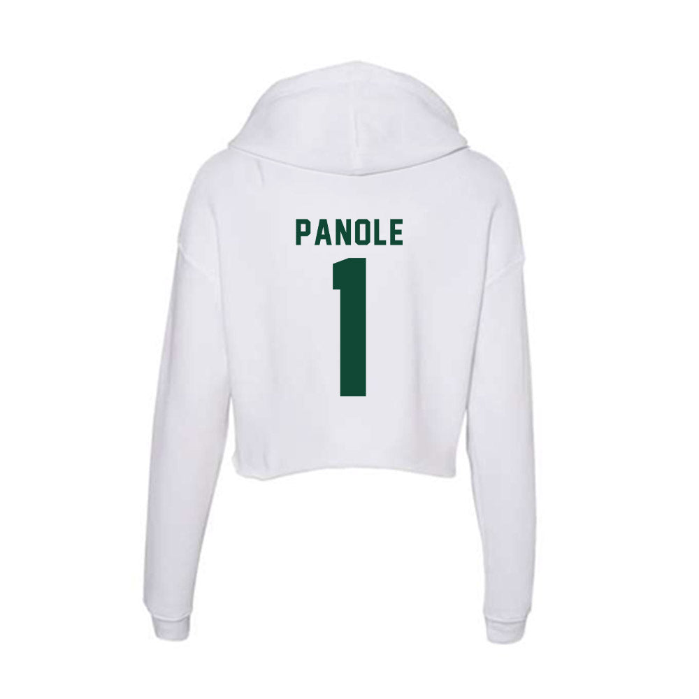 Hawaii - NCAA Football : Jonah Panole - Women's Crop Fleece Hoodie-1