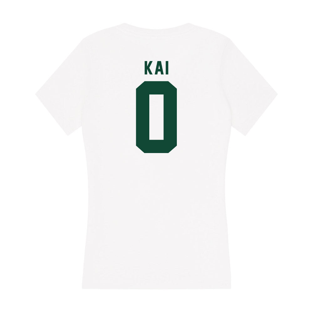 Hawaii - NCAA Softball : Keely Kai - Women's V-Neck T-Shirt-1