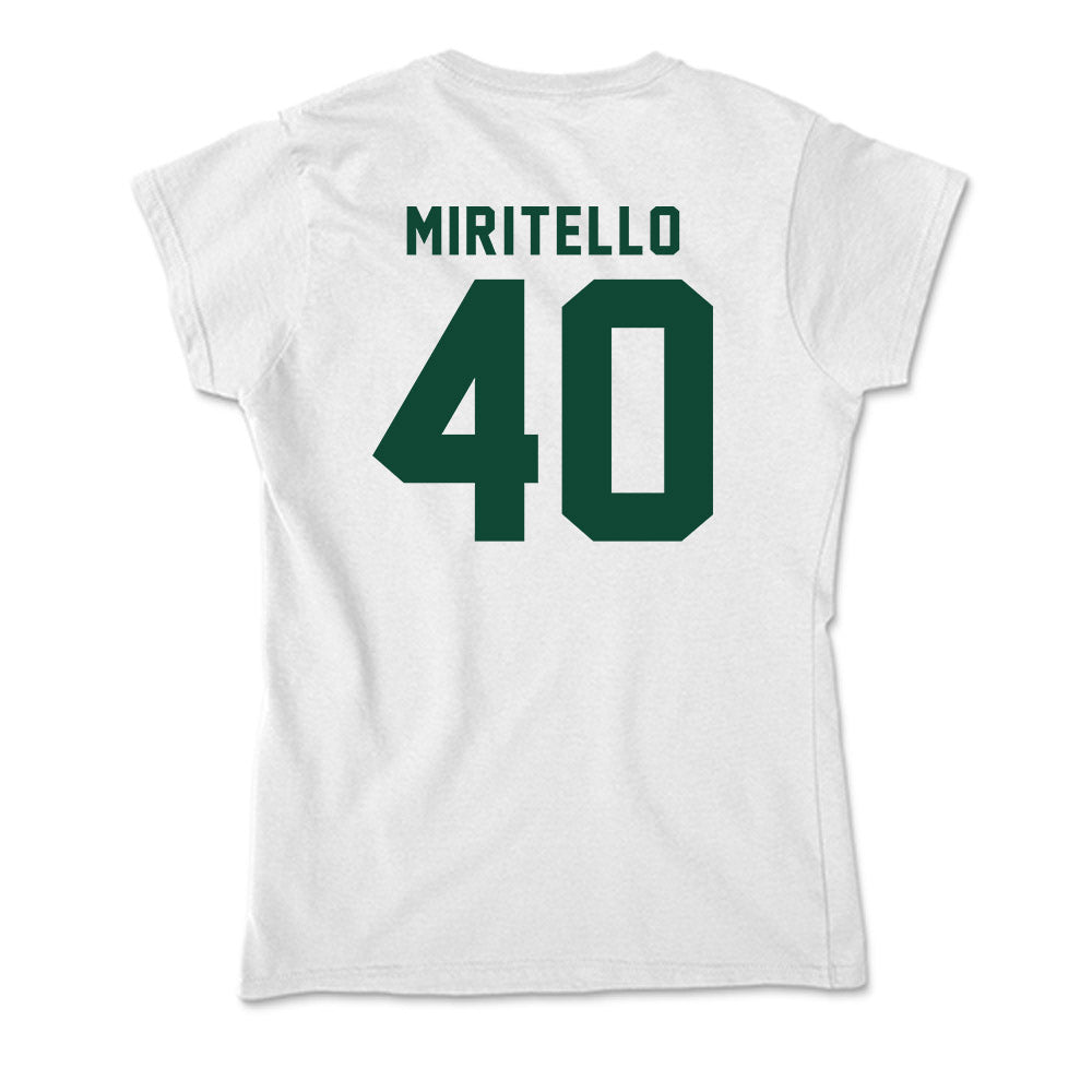 Hawaii - NCAA Baseball : Kyler Miritello - Soft Style Women’s T-Shirt-1