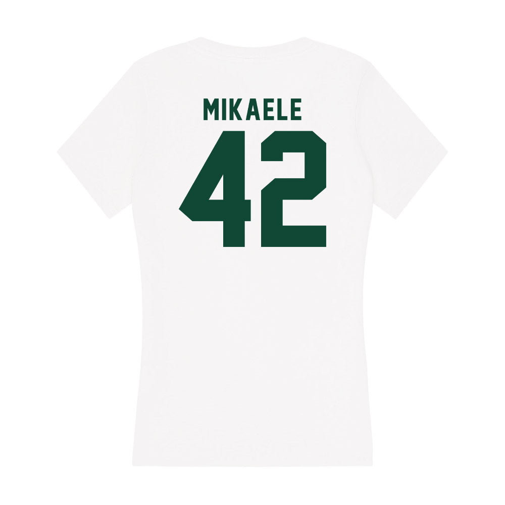 Hawaii - NCAA Football : Sitani Mikaele - Women's V-Neck T-Shirt-1