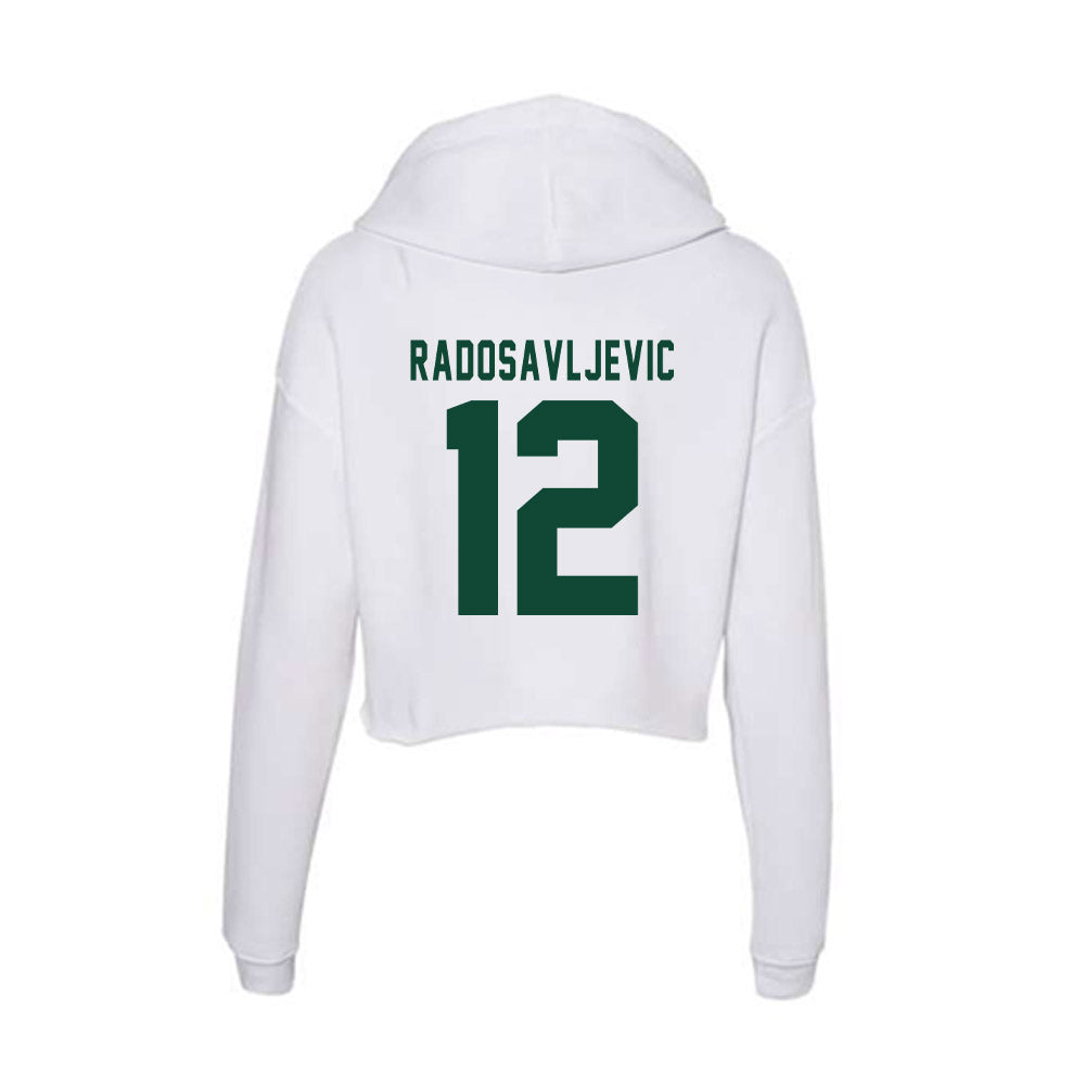 Hawaii - NCAA Women's Swimming & Diving : Camille Radosavljevic - Women's Crop Fleece Hoodie-1