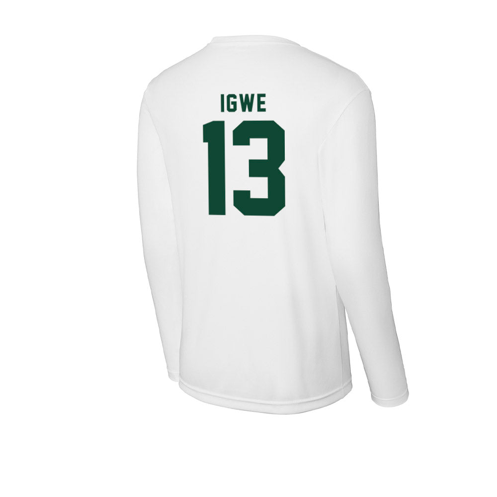 Hawaii - NCAA Men's Basketball : Roy Hideki Igwe - Activewear Long Sleeve T-Shirt-1