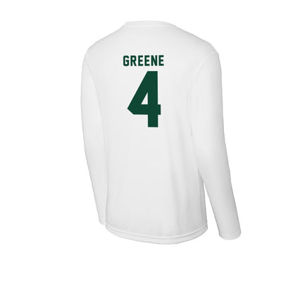 Hawaii - NCAA Men's Basketball : Marcus Greene - Activewear Long Sleeve T-Shirt-1