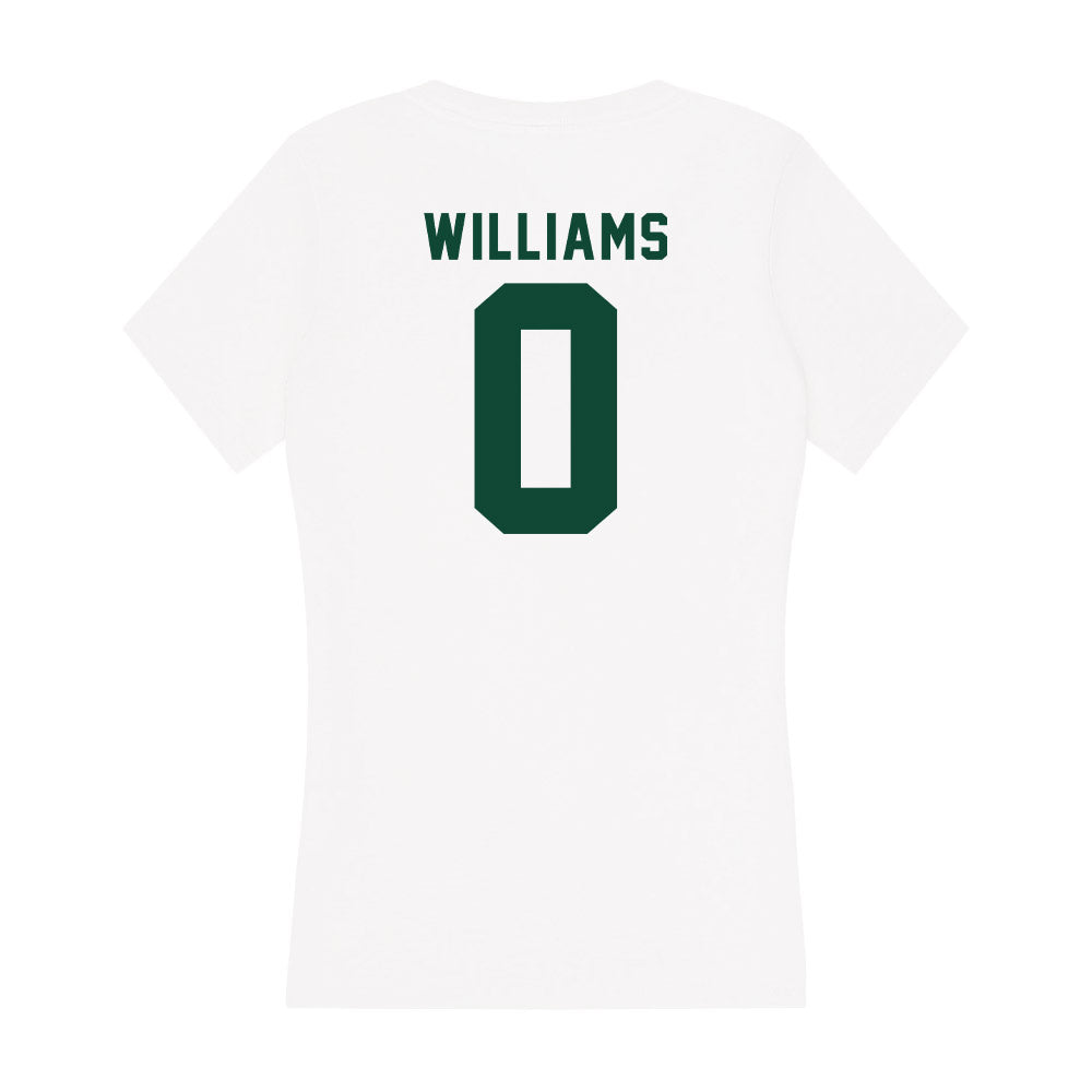 Hawaii - NCAA Men's Basketball : Kody Williams - Women's V-Neck T-Shirt-1