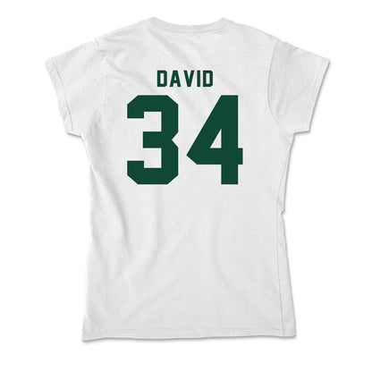 Hawaii - NCAA Women's Basketball : Jacqueline David - Soft Style Women’s T-Shirt-1