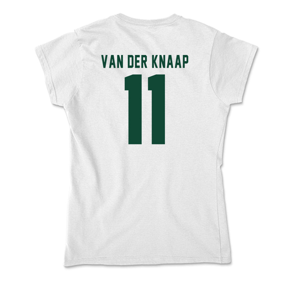 Hawaii - NCAA Men's Basketball : Jacopo Van der Knaap - Soft Style Women’s T-Shirt-1