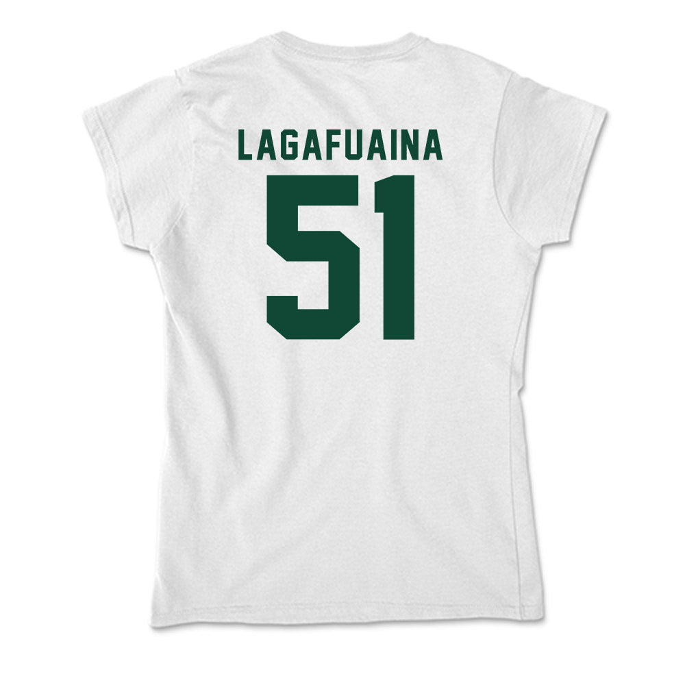 Hawaii - NCAA Football : LesterLaisene Lagafuaina - Soft Style Women’s T-Shirt-1