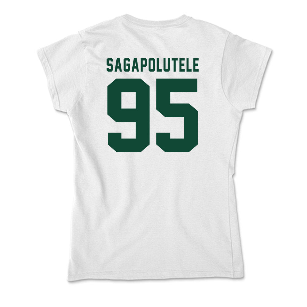 Hawaii - NCAA Football : Anthony Sagapolutele - Soft Style Women’s T-Shirt-1