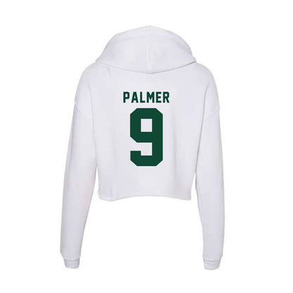 Hawaii - NCAA Football : Elijah Palmer - Women's Crop Fleece Hoodie-1