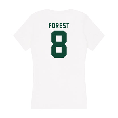 Hawaii - NCAA Football : Jojo Forest - Women's V-Neck T-Shirt-1