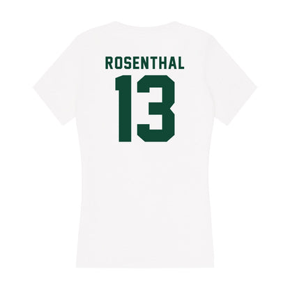 Hawaii - NCAA Men's Volleyball : Tread Rosenthal - Women's V-Neck T-Shirt-1