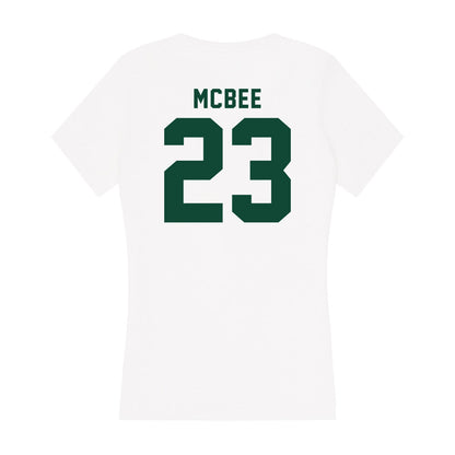 Hawaii - NCAA Women's Basketball : MeiLani McBee - Women's V-Neck T-Shirt-1