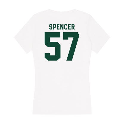 Hawaii - NCAA Football : Ethan Spencer - Women's V-Neck T-Shirt-1