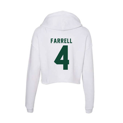 Hawaii - NCAA Football : Jake Farrell - Women's Crop Fleece Hoodie-1