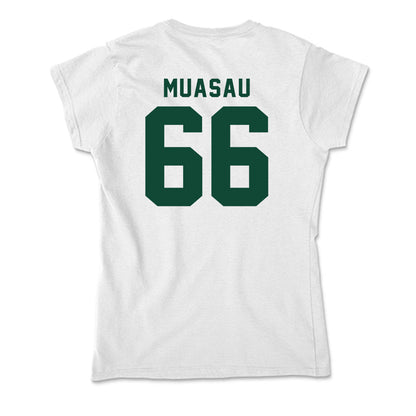 Hawaii - NCAA Football : Sergio Muasau - Soft Style Women’s T-Shirt-1