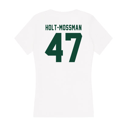 Hawaii - NCAA Football : Emmet Holt-Mossman - Women's V-Neck T-Shirt-1