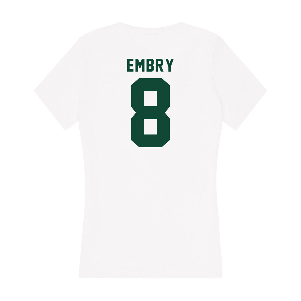 Hawaii - NCAA Beach Volleyball : Alana Embry - Women's V-Neck T-Shirt-1