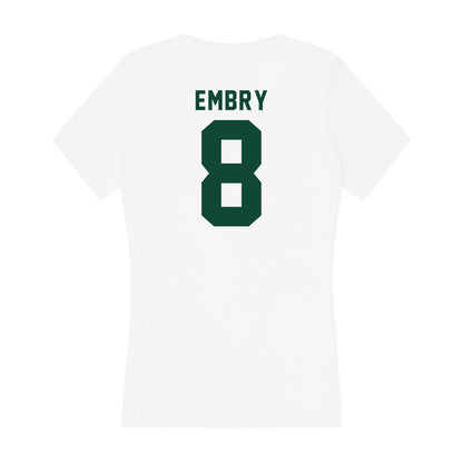 Hawaii - NCAA Beach Volleyball : Alana Embry - Women's V-Neck T-Shirt-1