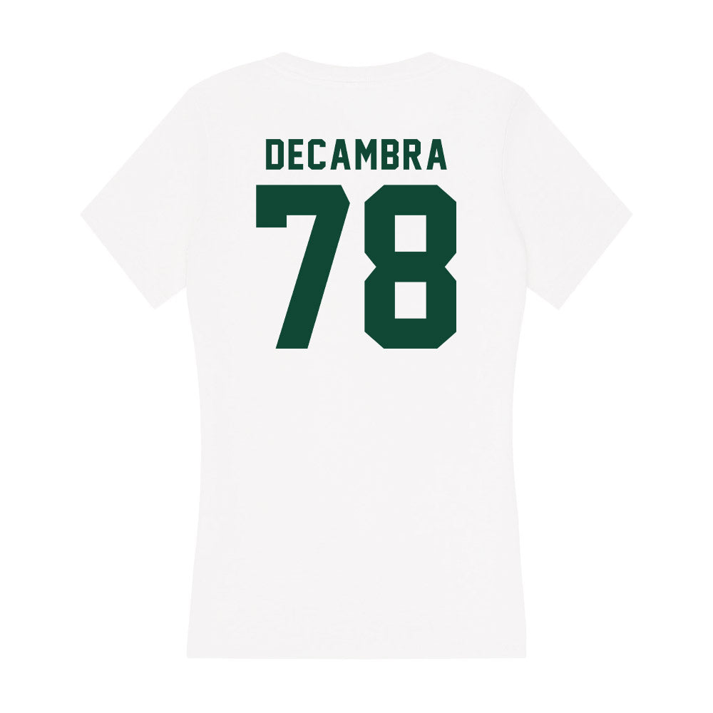 Hawaii - NCAA Football : Blaine Decambra - Women's V-Neck T-Shirt-1