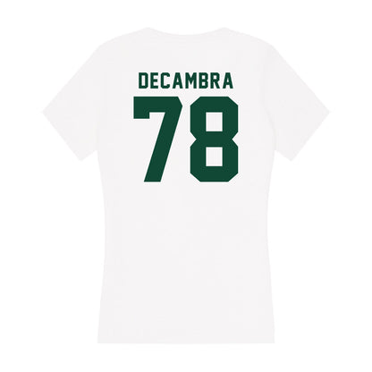 Hawaii - NCAA Football : Blaine Decambra - Women's V-Neck T-Shirt-1