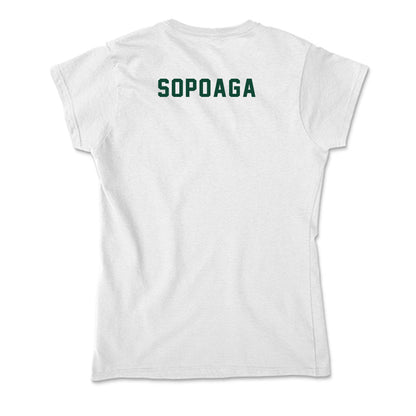 Hawaii - NCAA Women's Track & Field : Valo Sopoaga - Soft Style Women’s T-Shirt-1