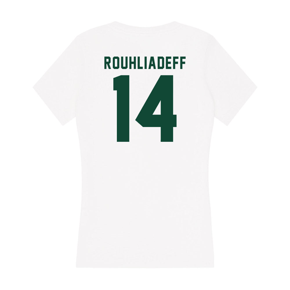 Hawaii - NCAA Men's Basketball : Harry Rouhliadeff - Women's V-Neck T-Shirt-1