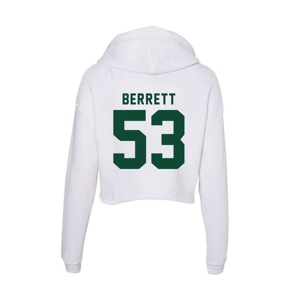 Hawaii - NCAA Women's Basketball : Vivienne Berrett - Women's Crop Fleece Hoodie-1