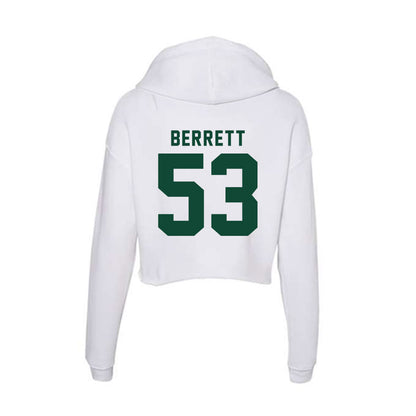 Hawaii - NCAA Women's Basketball : Vivienne Berrett - Women's Crop Fleece Hoodie-1