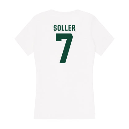 Hawaii - NCAA Softball : Kiani Soller - Women's V-Neck T-Shirt-1