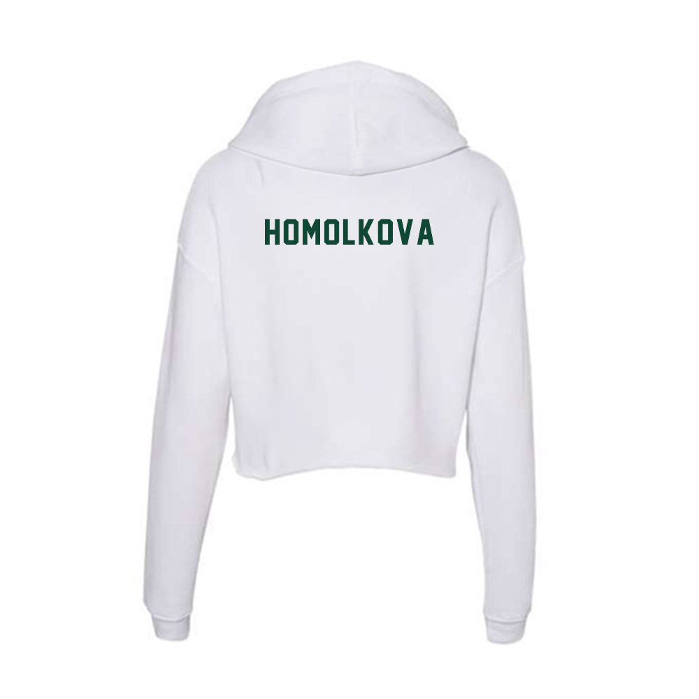 Hawaii - NCAA Women's Tennis : Nikola Homolkova - Women's Crop Fleece Hoodie-1