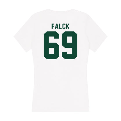 Hawaii - NCAA Football : Ben Falck - Women's V-Neck T-Shirt-1