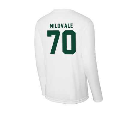 Hawaii - NCAA Football : James Milovale - Activewear Long Sleeve T-Shirt-1