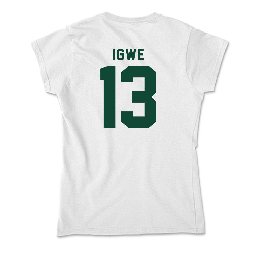 Hawaii - NCAA Men's Basketball : Roy Hideki Igwe - Soft Style Women’s T-Shirt-1