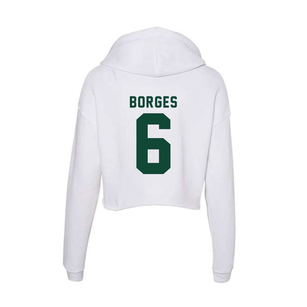 Hawaii - NCAA Softball : Chloe Borges - Women's Crop Fleece Hoodie-1