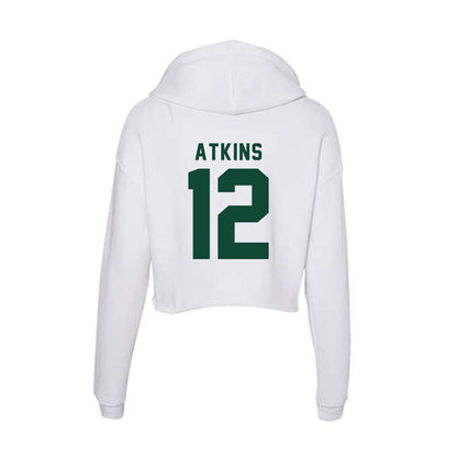 Hawaii - NCAA Baseball : Tai Atkins - Women's Crop Fleece Hoodie-1