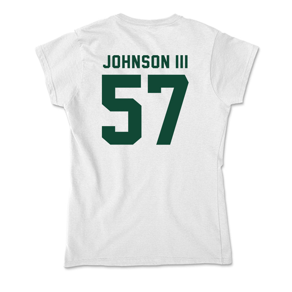 Hawaii - NCAA Football : Jackie Johnson III - Soft Style Women’s T-Shirt-1