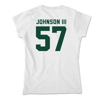 Hawaii - NCAA Football : Jackie Johnson III - Soft Style Women’s T-Shirt-1