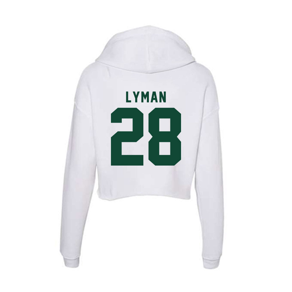 Hawaii - NCAA Baseball : Brode Lyman - Women's Crop Fleece Hoodie-1