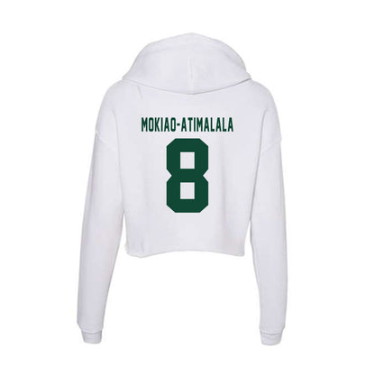 Hawaii - NCAA Football : Tamatoa Mokiao-Atimalala - Women's Crop Fleece Hoodie-1