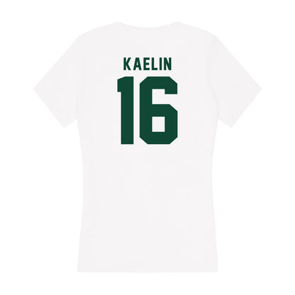 Hawaii - NCAA Beach Volleyball : Kendall Kaelin - Women's V-Neck T-Shirt-1