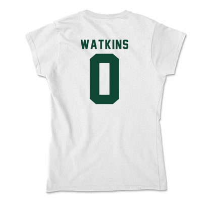 Hawaii - NCAA Women's Basketball : Avery Watkins - Soft Style Women’s T-Shirt-1